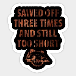 Wood Carpenter Joiner Woodcutter Craftsman Sticker